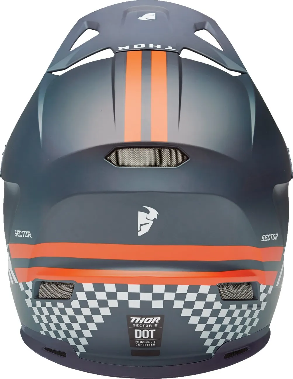 THOR Sector 2 Helmet - Combat - Midnight/Orange