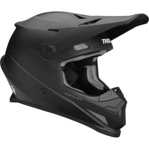 Thor Sector Solid Black Helmet