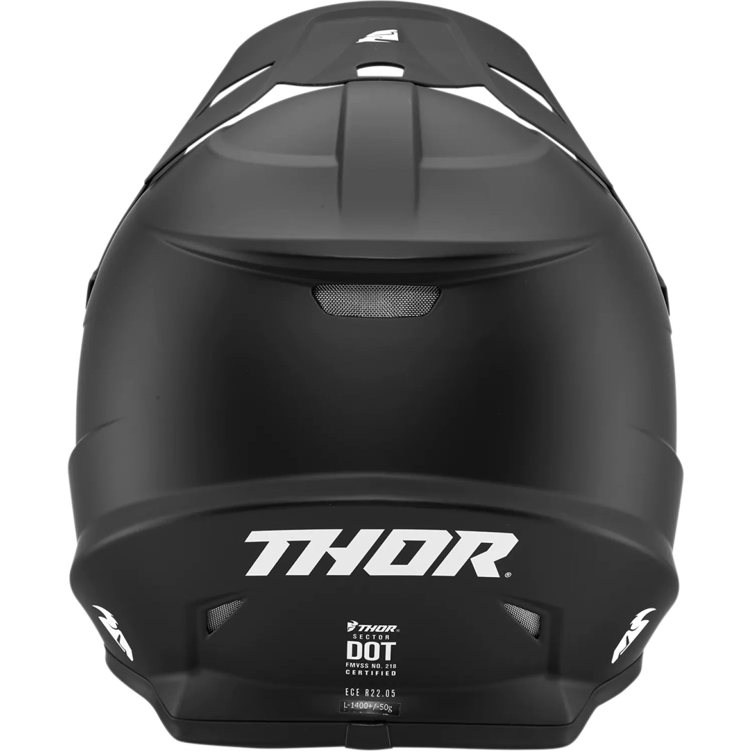 Thor Sector Solid Black Helmet
