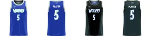 Timberwolves City Core Reversible Basketball Singlet Design Your Own Custom
