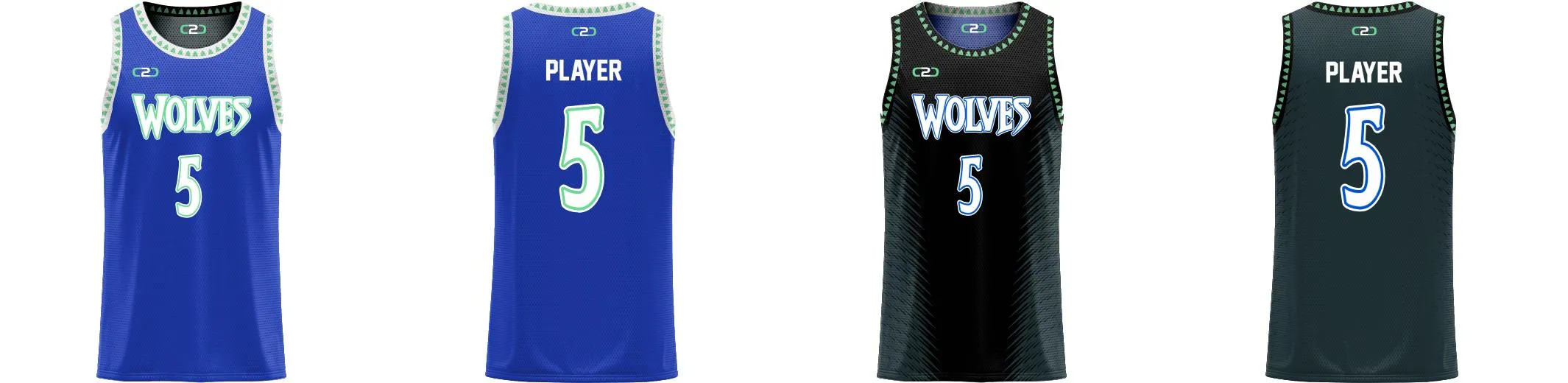 Timberwolves City Core Reversible Basketball Singlet Design Your Own Custom