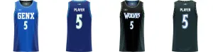 Timberwolves City Core Reversible Basketball Singlet Design Your Own Custom