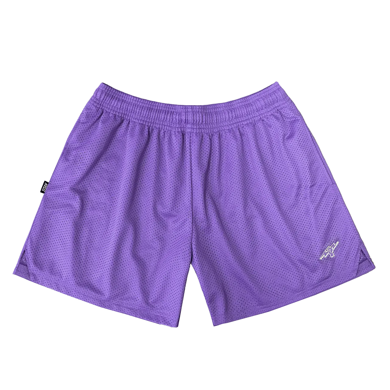 Titan Staples Fist Logo Performance Women's Shorts - Sporty Violet