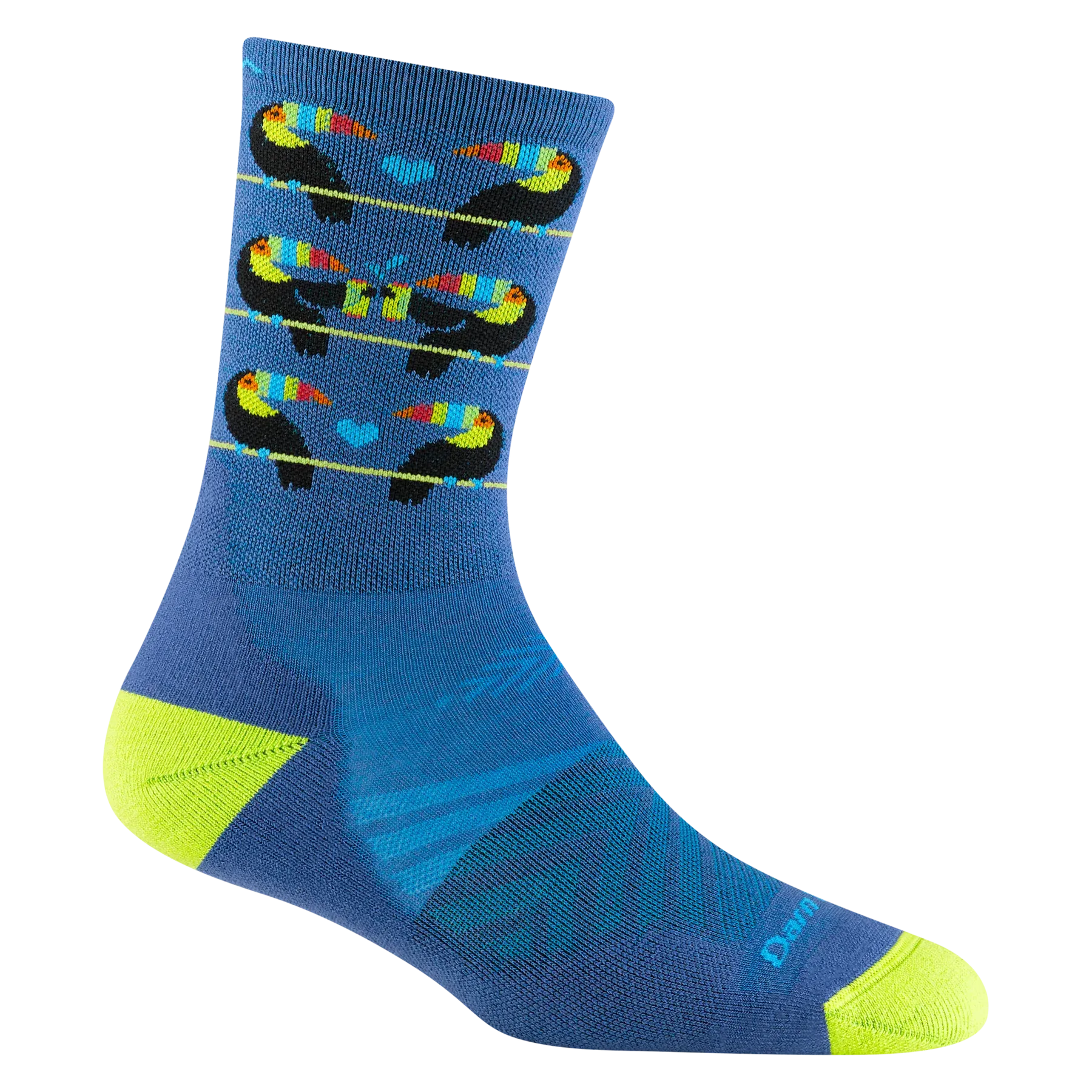 Toco Loco Micro Crew Ultra-Lightweight Running Sock w/ Cushion (Women's) - D1060W
