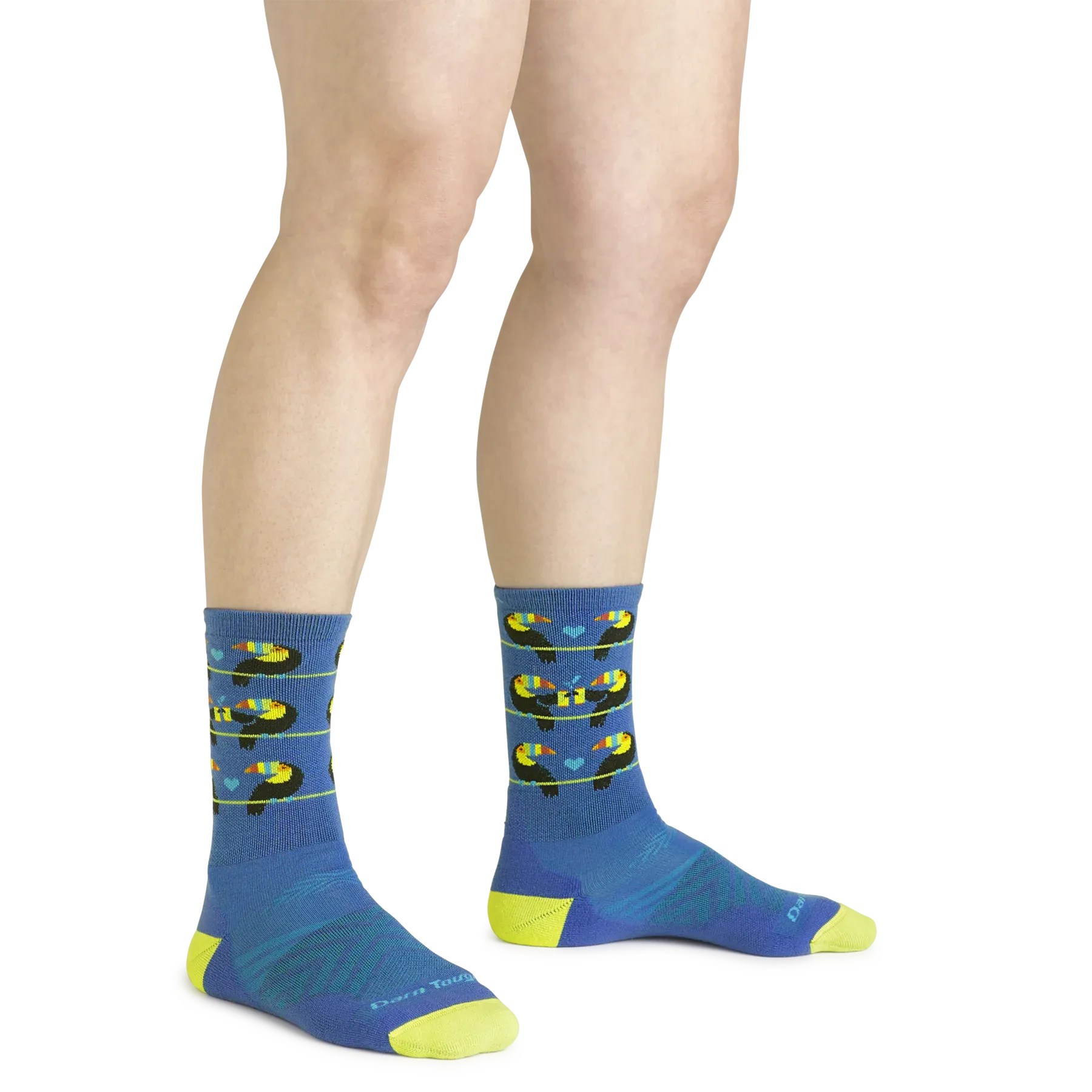 Toco Loco Micro Crew Ultra-Lightweight Running Sock w/ Cushion (Women's) - D1060W