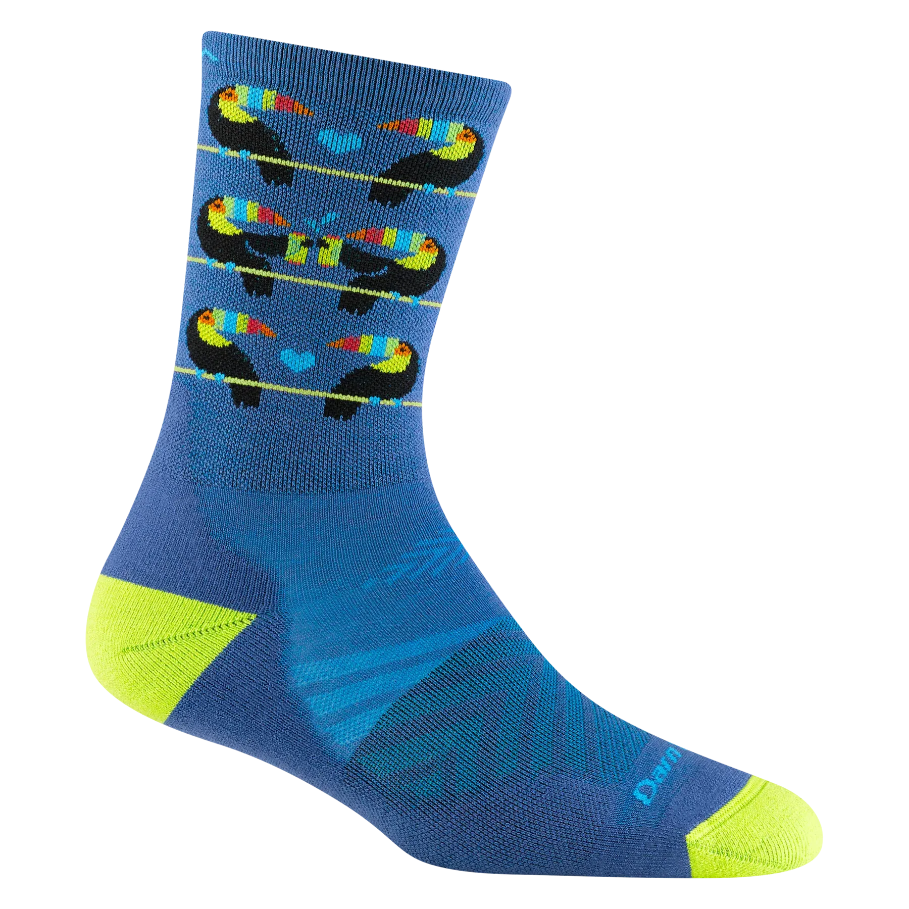 Toco Loco Micro Crew Ultra-Lightweight Running Sock w/ Cushion (Women's) - D1060W
