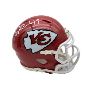 Tony Richardson Signed Kansas City Chiefs Speed Mini Helmet