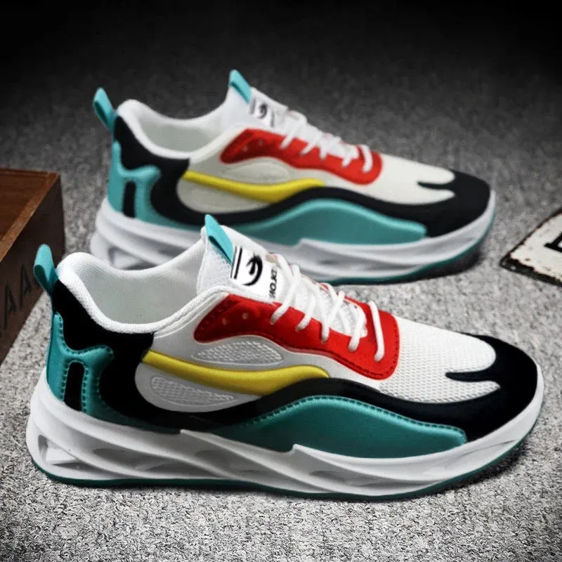 Trendy Mens Breathable Cushion Running Sneakers