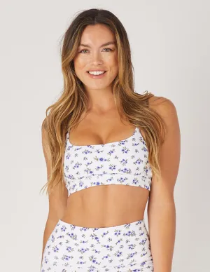Tri-back Bra: Ditsy Floral Print