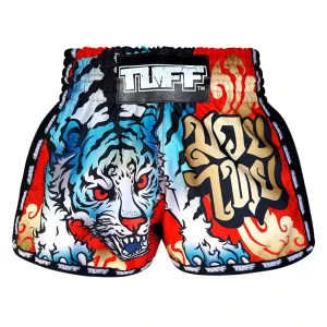 TUFF Kids Retro Style Shorts - Cruel Tiger Blue