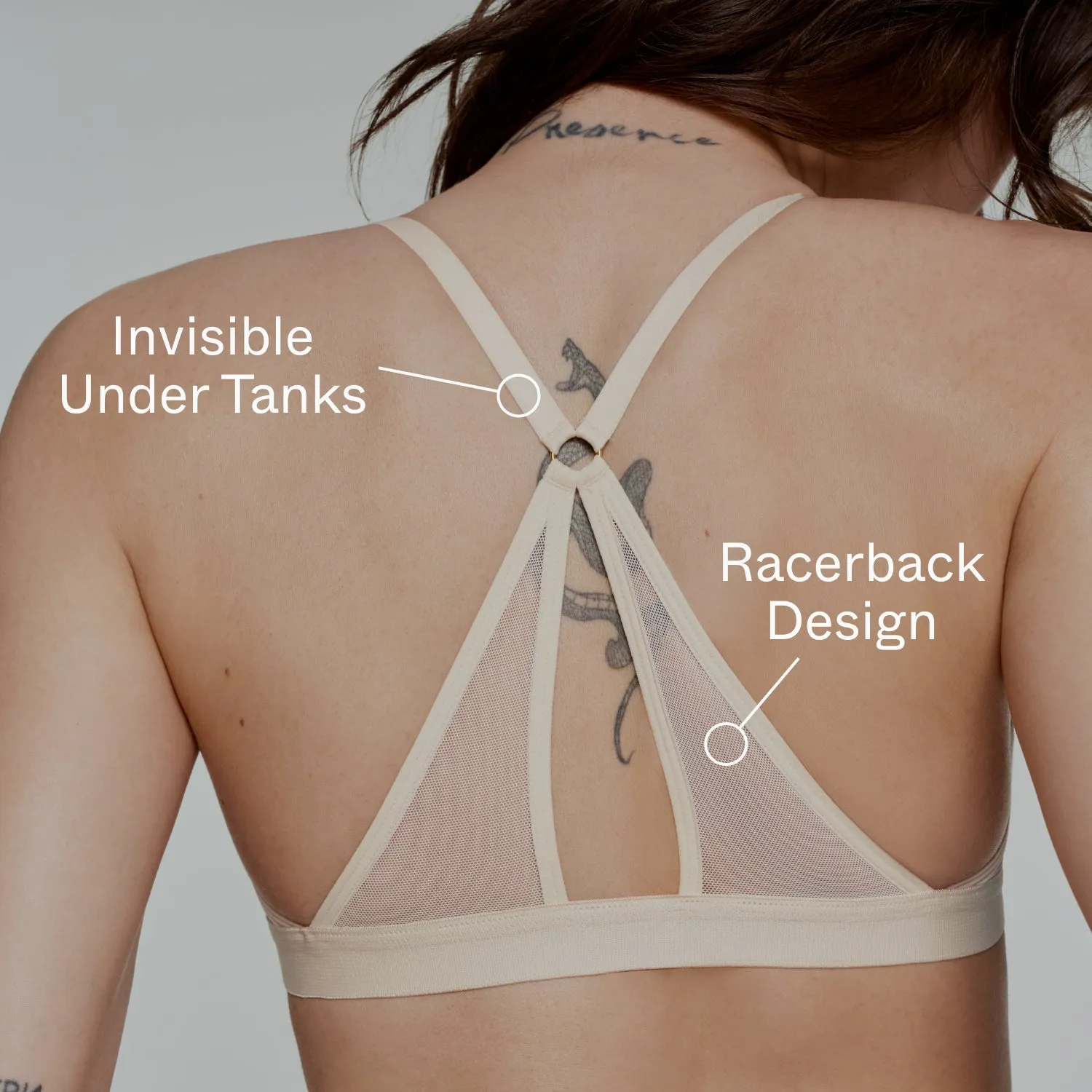 Ultimate Racerback T-Shirt Bra Ecru