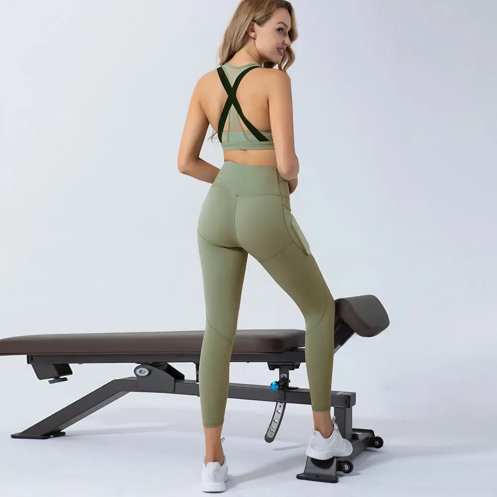 Ultimate Support Shockproof Sports Bra Set