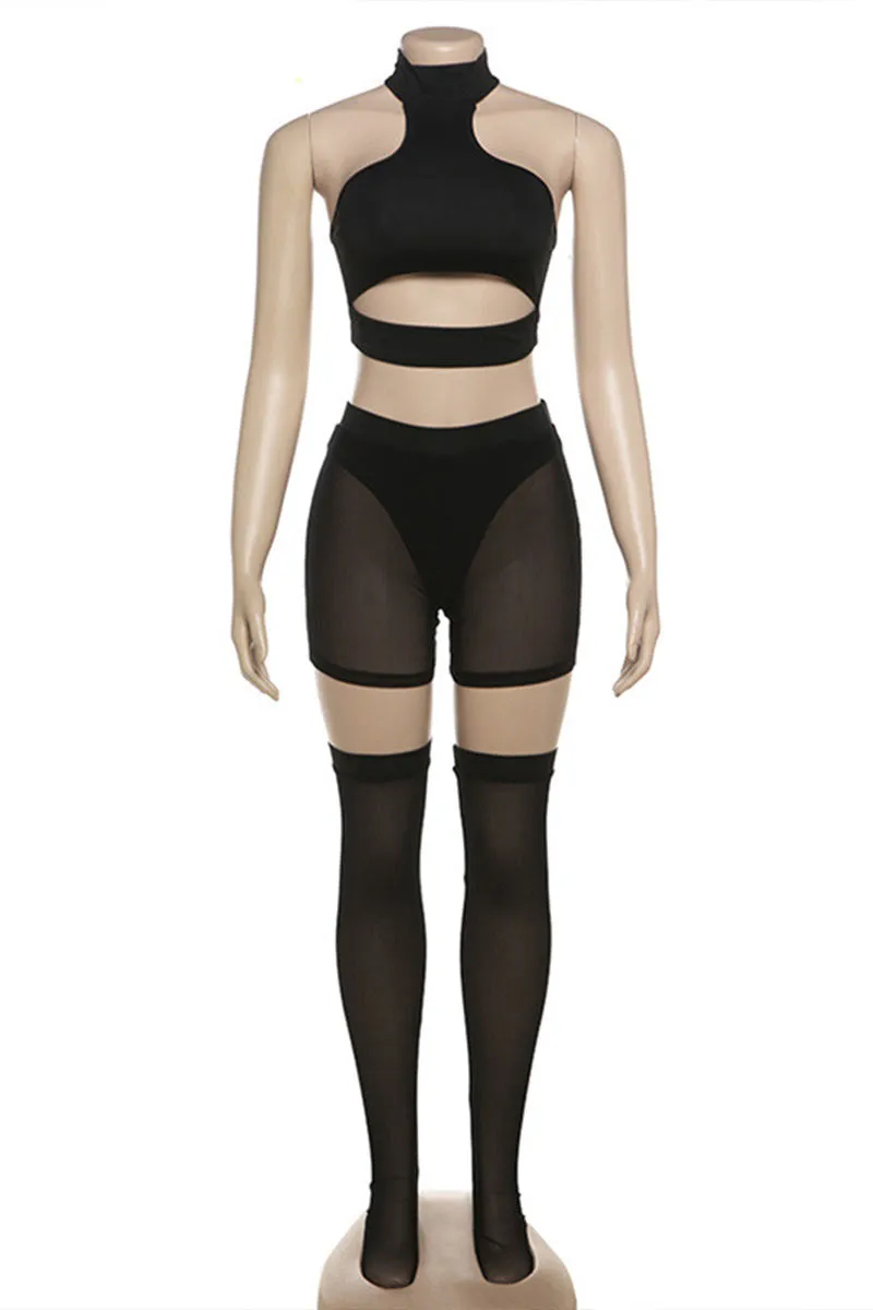 UM0393 Mesh Tank and Shorts Set