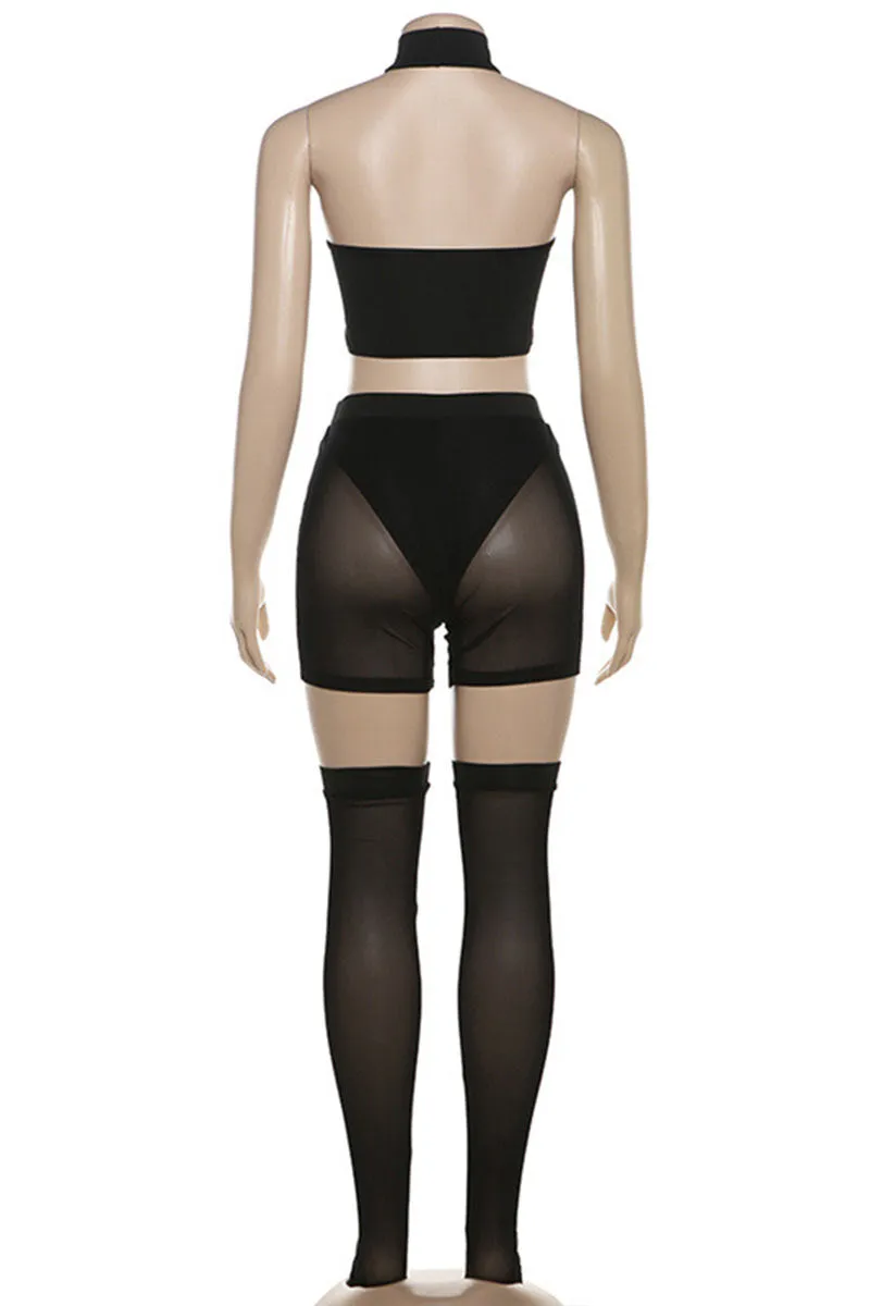 UM0393 Mesh Tank and Shorts Set