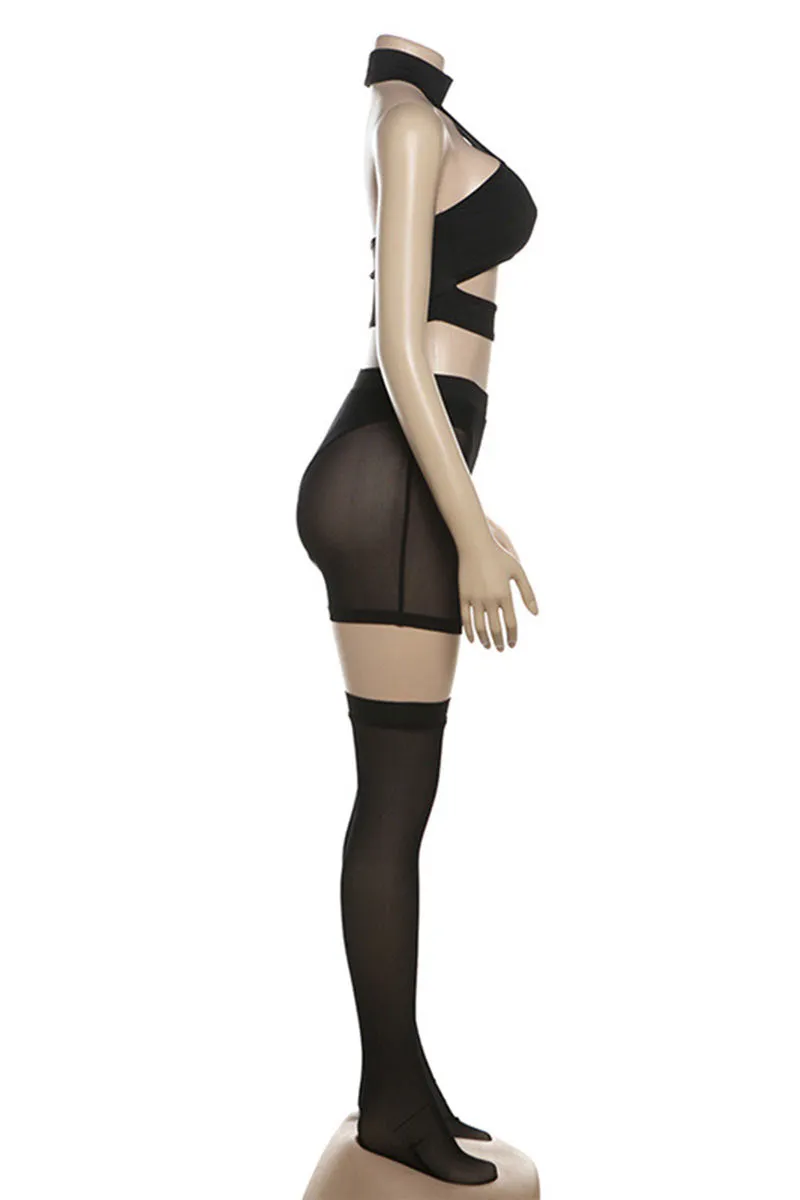 UM0393 Mesh Tank and Shorts Set