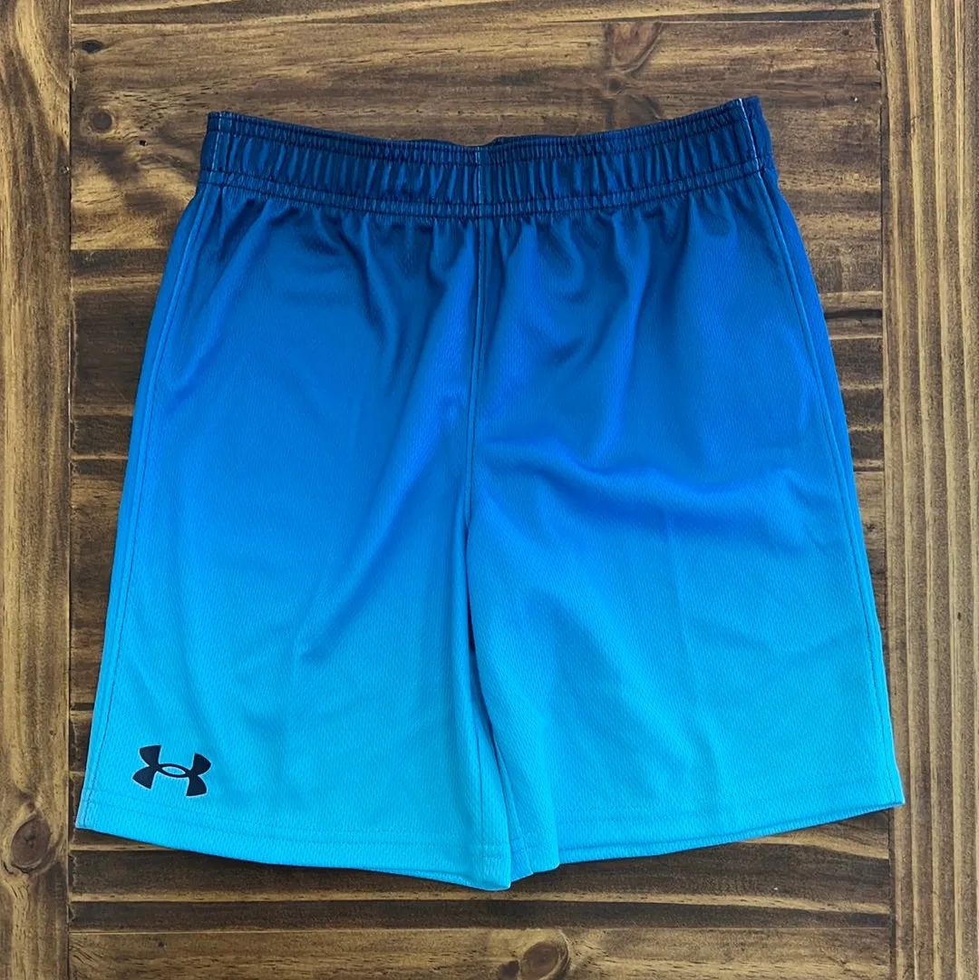 Under Armour Boy UA Printed Mesh Boost Short - Sky Blue