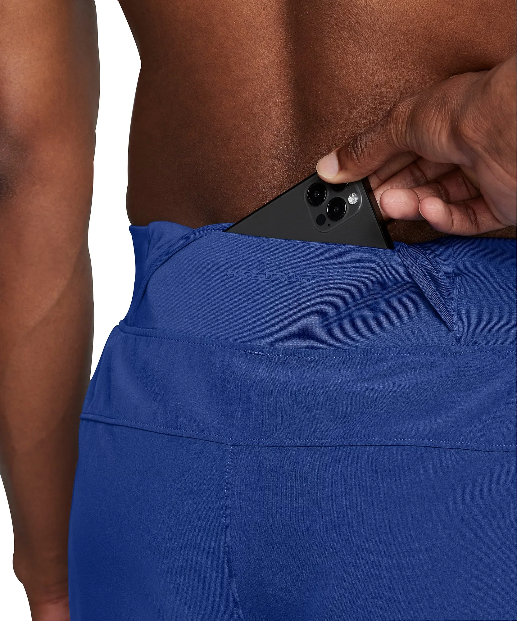 Under Armour Launch Pro 5 Inch Mens Running Shorts - Blue