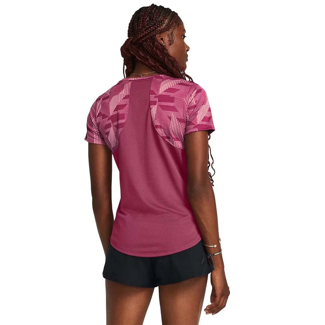 Under Armour Womens Speedstride Printed SS | 1383206-635