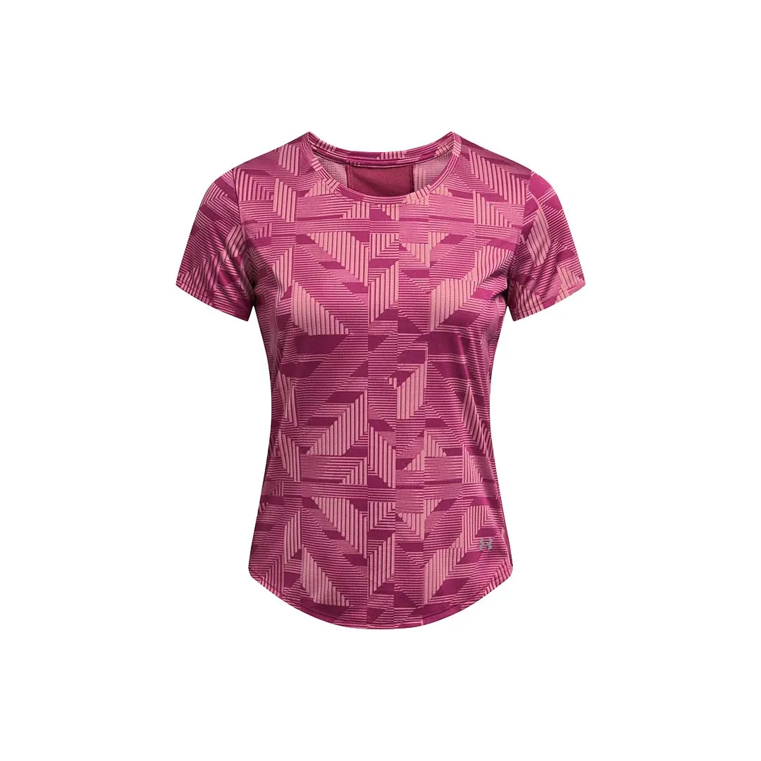 Under Armour Womens Speedstride Printed SS | 1383206-635