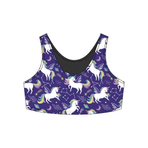Unicorn Cosmos Sports Bra