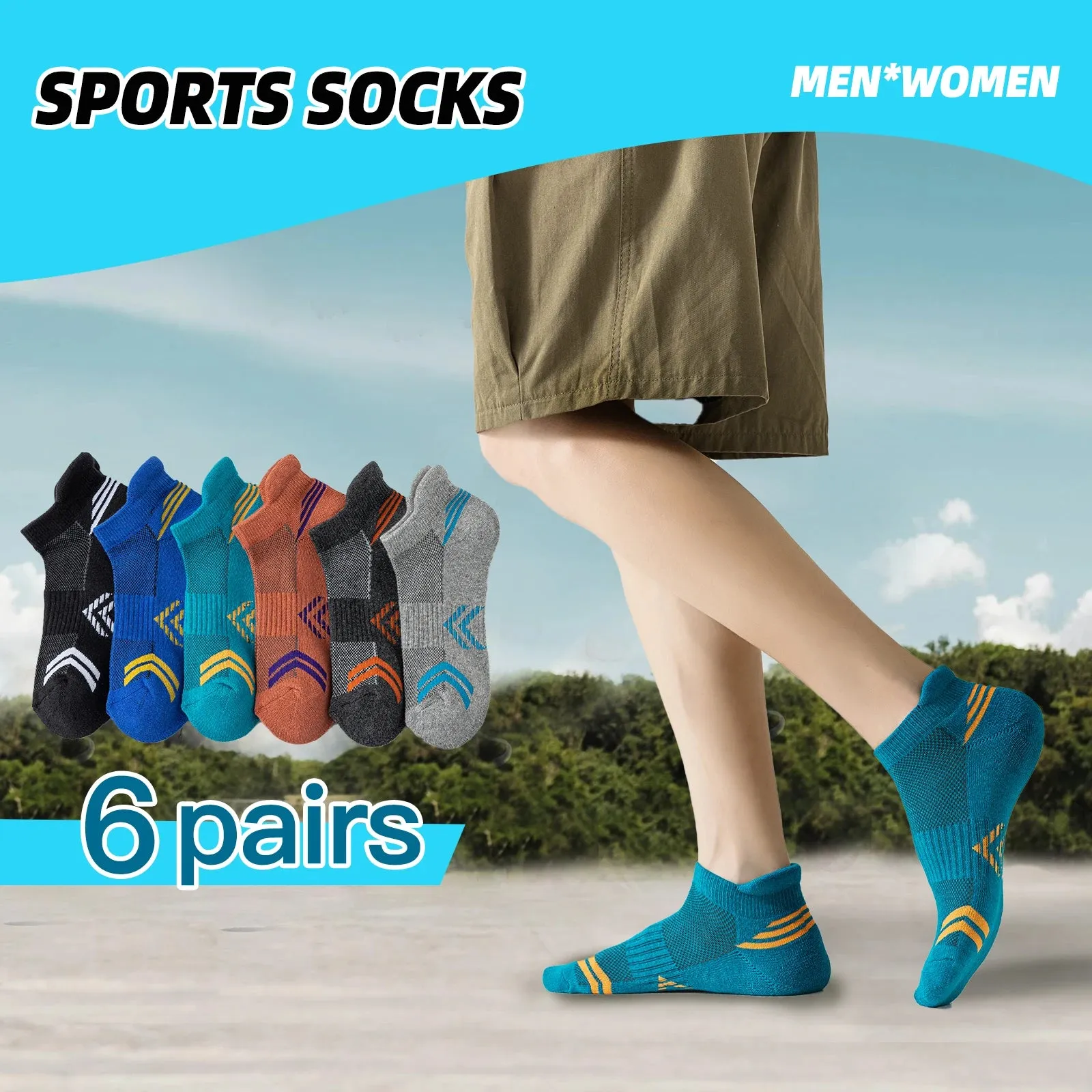 Unisex Moisture Wicking Compression Socks