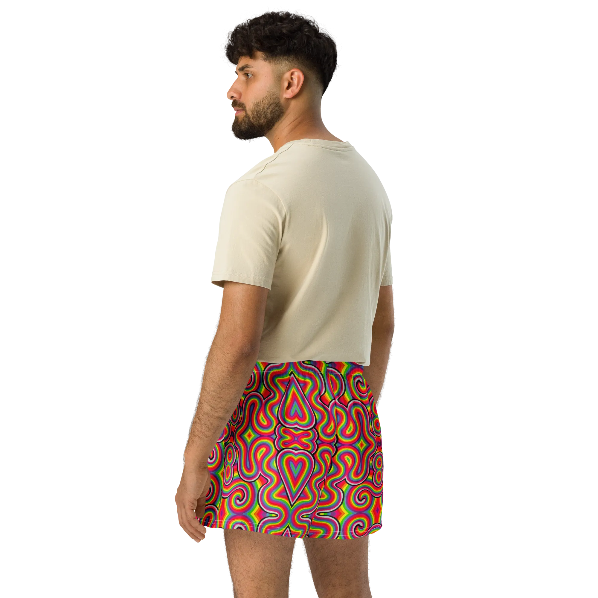 Unisex Running Shorts (Recycled Material)- "Dopamine" Design