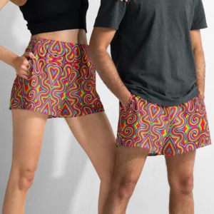 Unisex Running Shorts (Recycled Material)- "Dopamine" Design