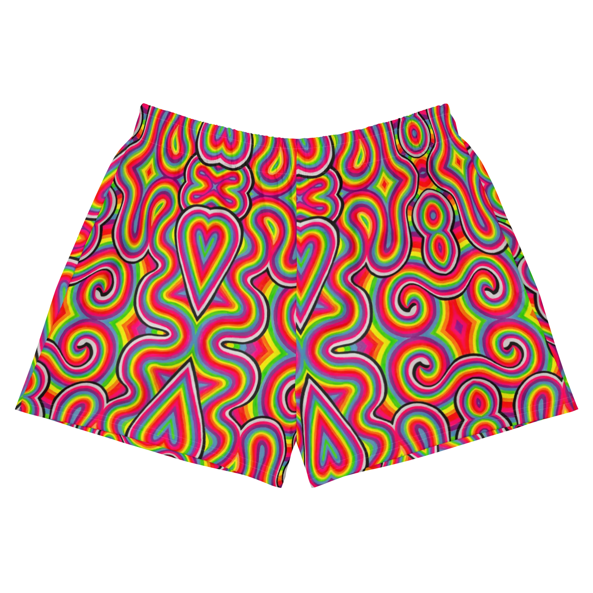 Unisex Running Shorts (Recycled Material)- "Dopamine" Design