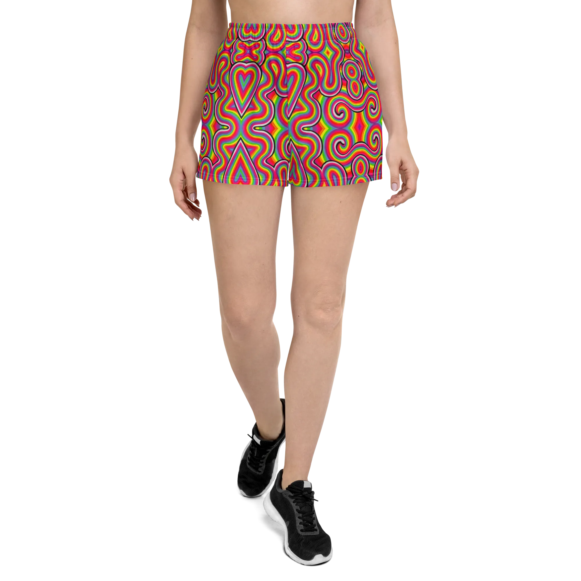 Unisex Running Shorts (Recycled Material)- "Dopamine" Design