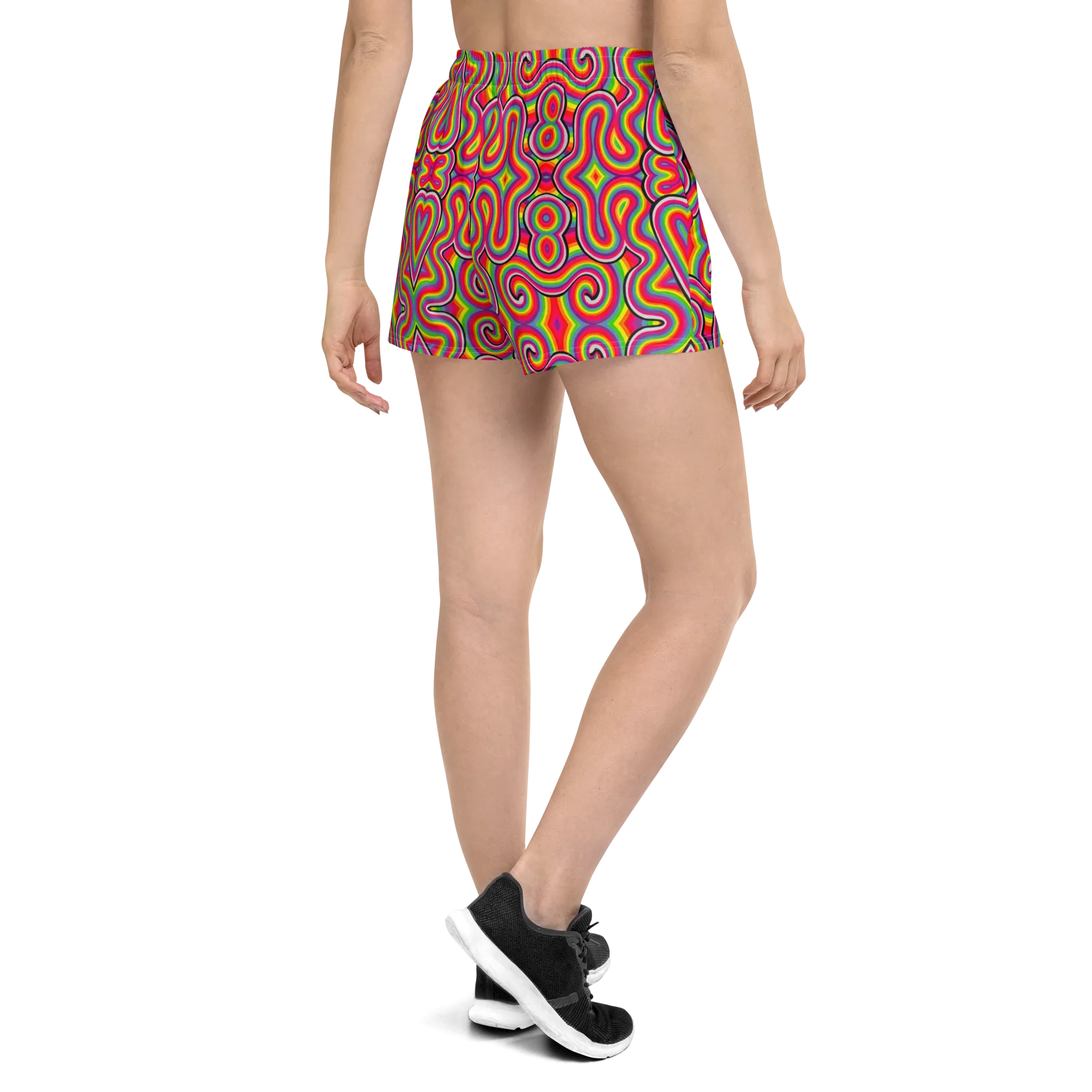 Unisex Running Shorts (Recycled Material)- "Dopamine" Design