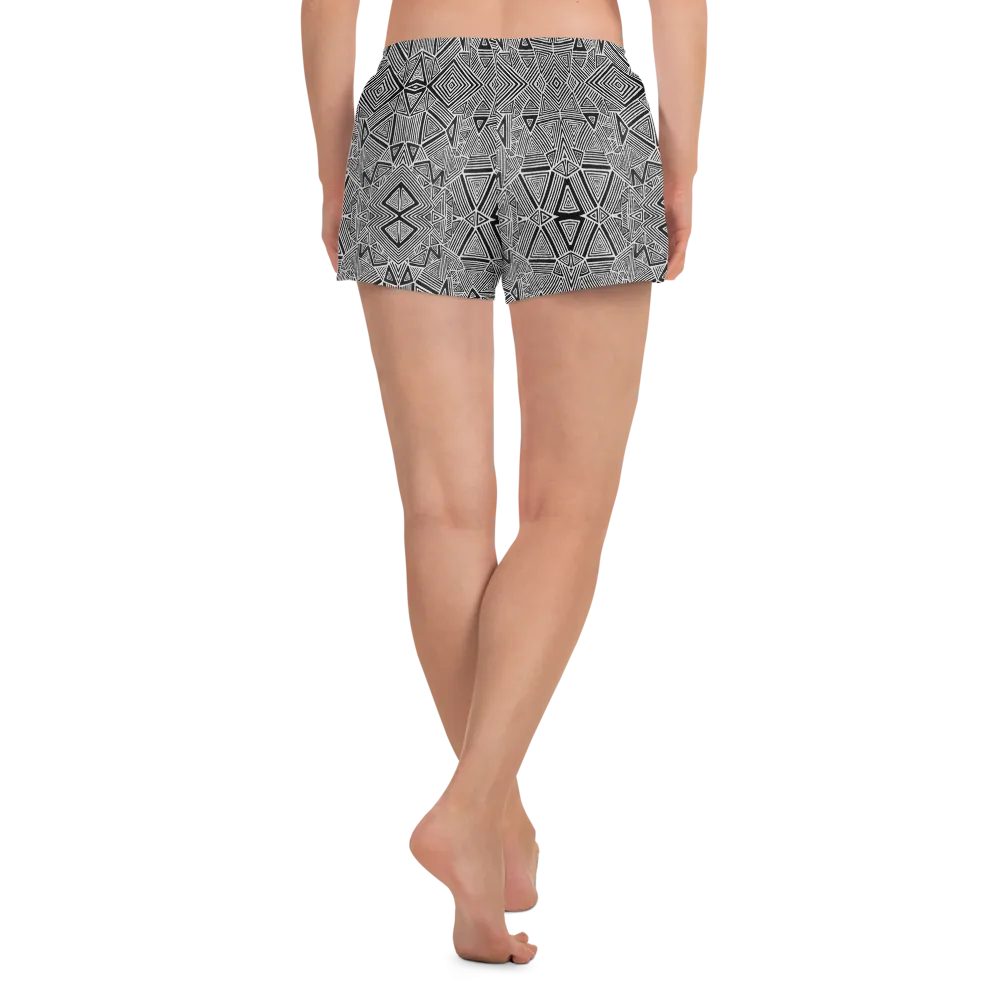Unisex Running Shorts (Recycled Material)- "Helix" Design
