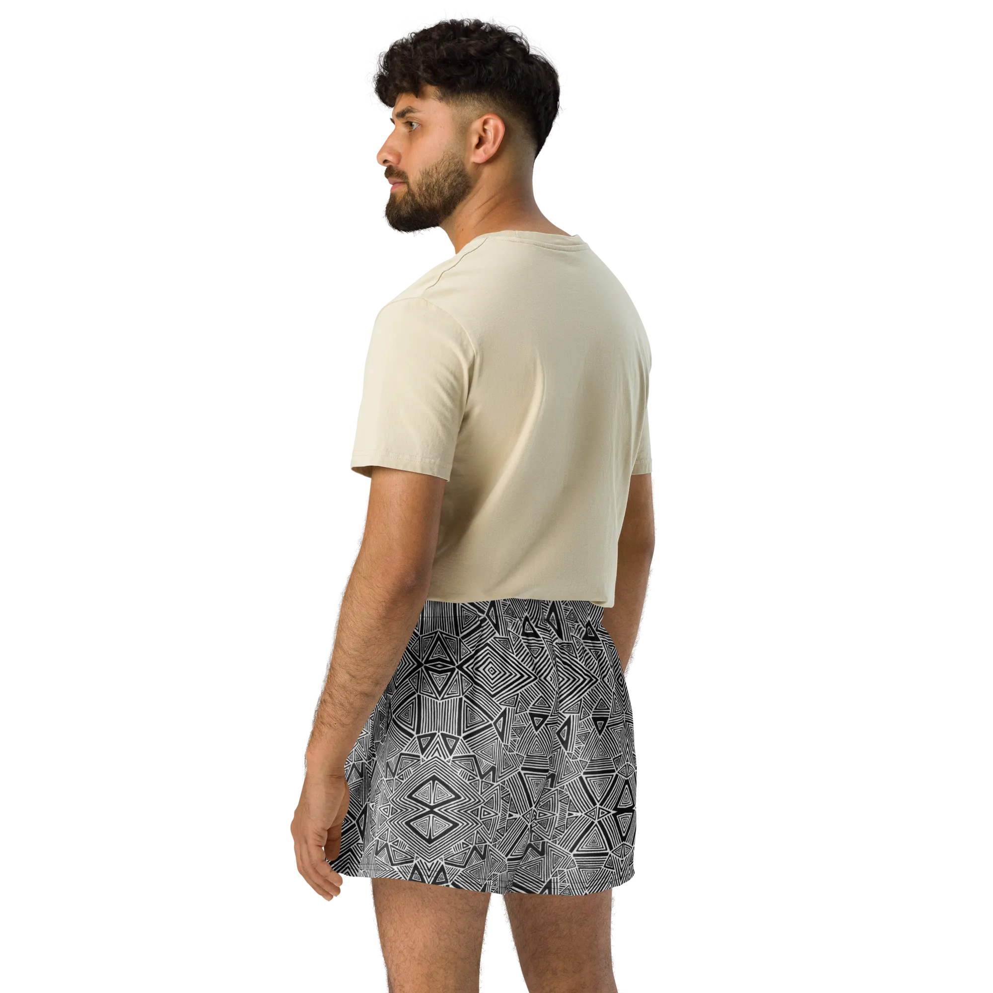 Unisex Running Shorts (Recycled Material)- "Helix" Design