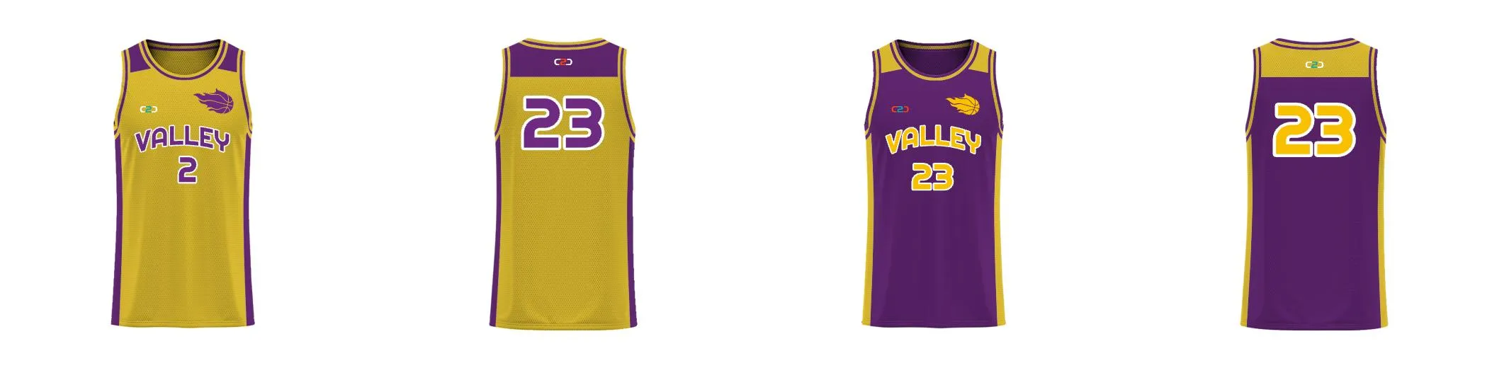 UP Core Reversible Basketball Singlet Design Your Own