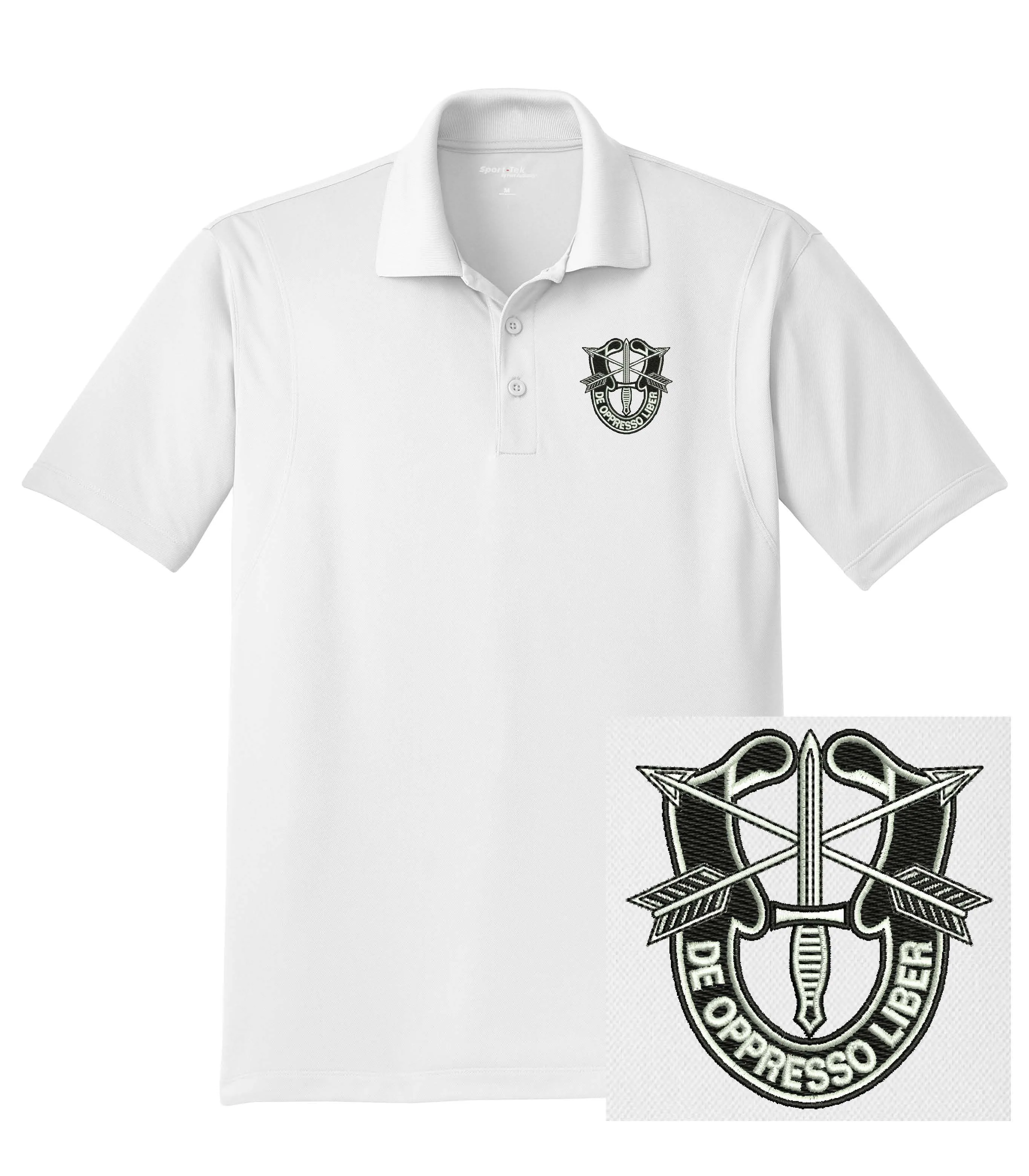 US Army - Special Forces De Oppresso Liber Dri-Mesh Polo Shirt