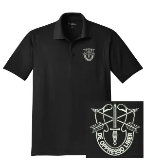 US Army - Special Forces De Oppresso Liber Dri-Mesh Polo Shirt