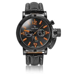 V6 Brand Fashion Men Necessary Sport Large Dial Men Watches Business Quartz Wristwatch Relogio Masculino 1042