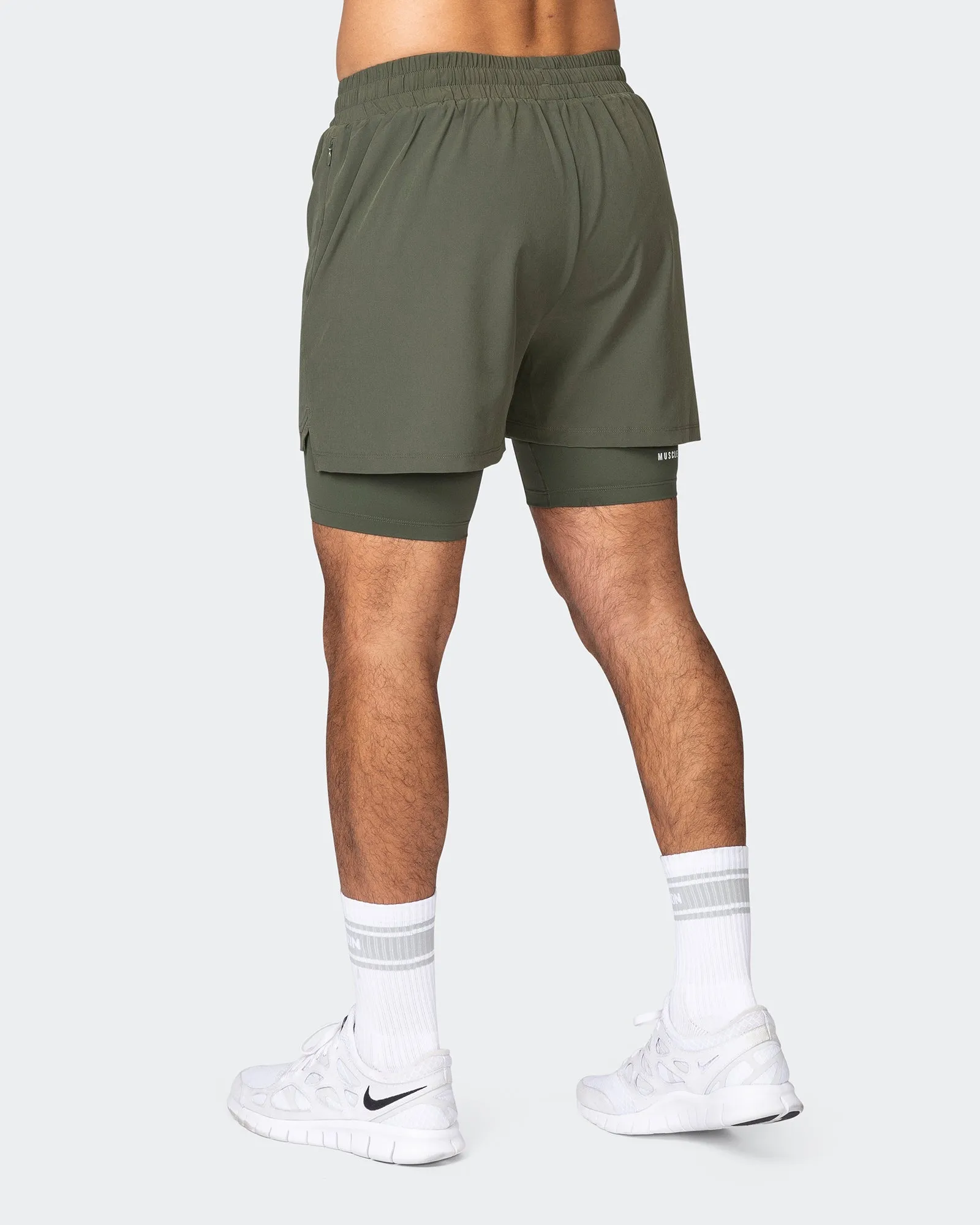 Vigour Training 3" Shorts - Dark Khaki