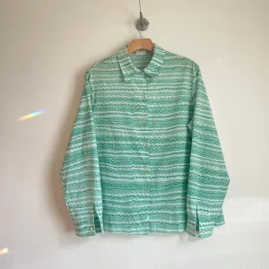 vintage 70s 80s Alex Colman long sleeve psychedelic button up shirt