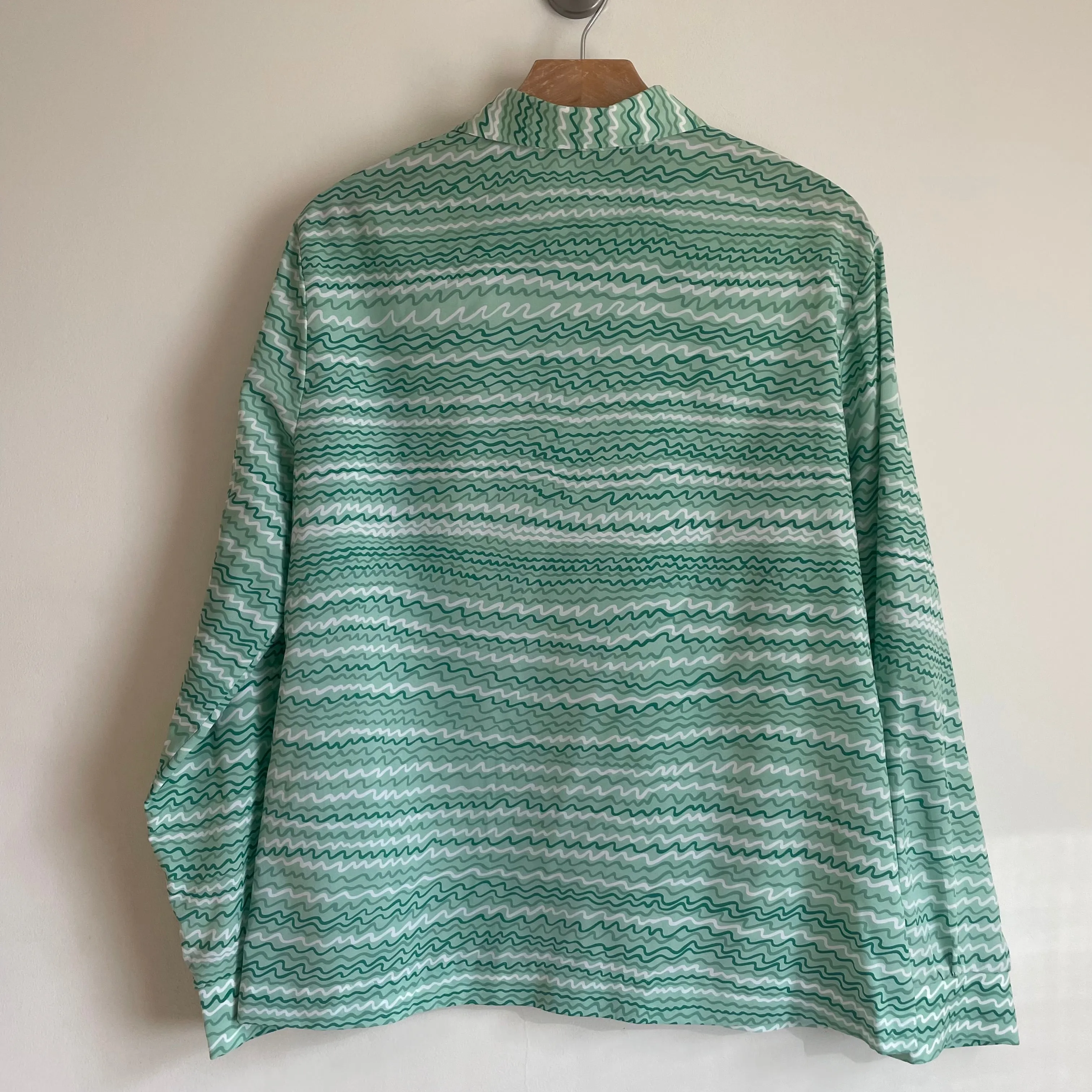 vintage 70s 80s Alex Colman long sleeve psychedelic button up shirt