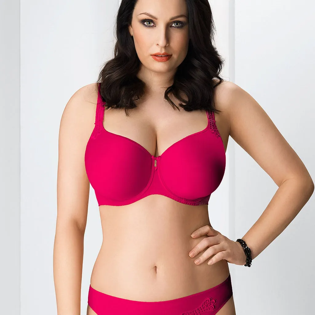 Virginia Spacer T-Shirt Bra - Ruby