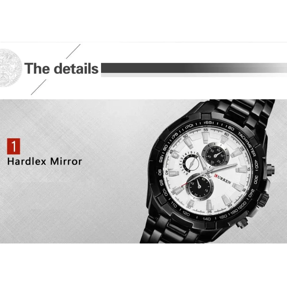 Watches Men Fashion&casual Quartz Wristwatches Classic Analog Sports Steel Band Clockes
