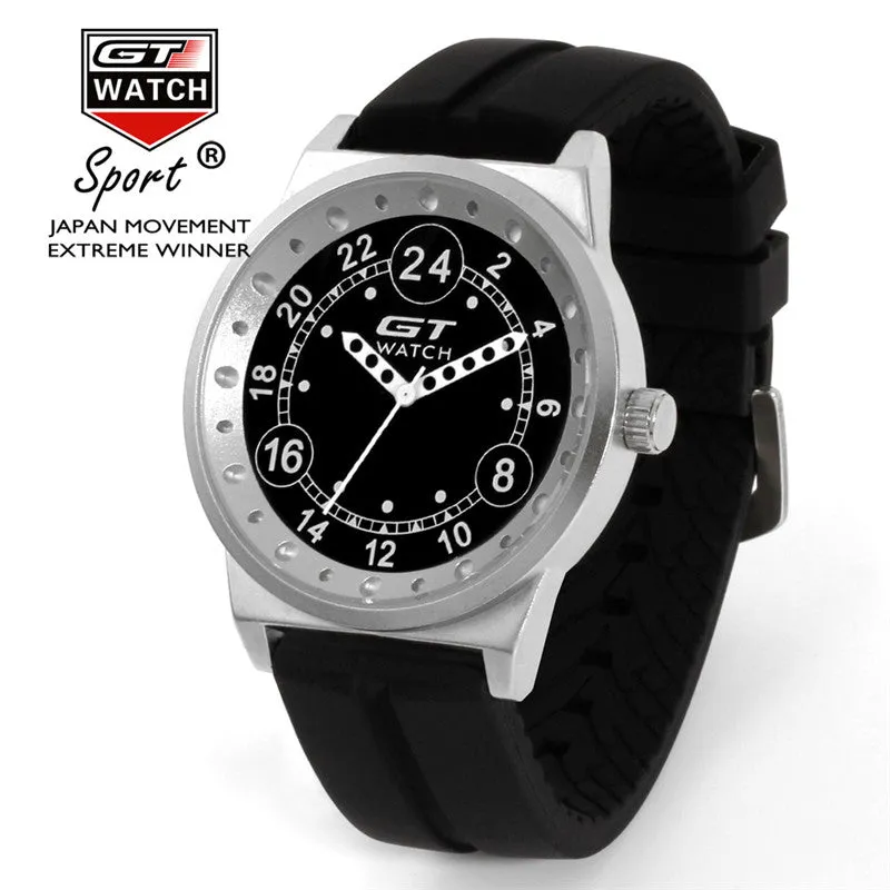 Waterproof GT Authentic Brand Italy Men Watch Fashion Cool Sports Luxury Racing Silicone Clock Wrist Watches relogio masculino H