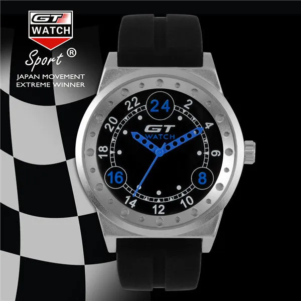 Waterproof GT Authentic Brand Italy Men Watch Fashion Cool Sports Luxury Racing Silicone Clock Wrist Watches relogio masculino H
