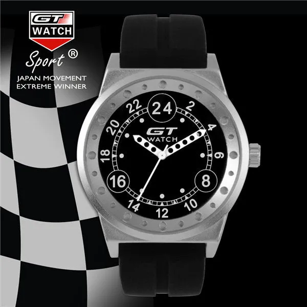 Waterproof GT Authentic Brand Italy Men Watch Fashion Cool Sports Luxury Racing Silicone Clock Wrist Watches relogio masculino H