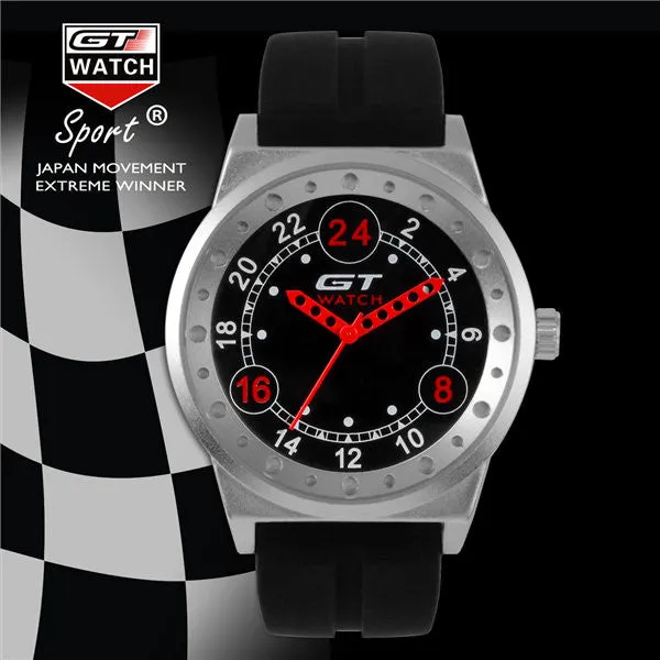 Waterproof GT Authentic Brand Italy Men Watch Fashion Cool Sports Luxury Racing Silicone Clock Wrist Watches relogio masculino H