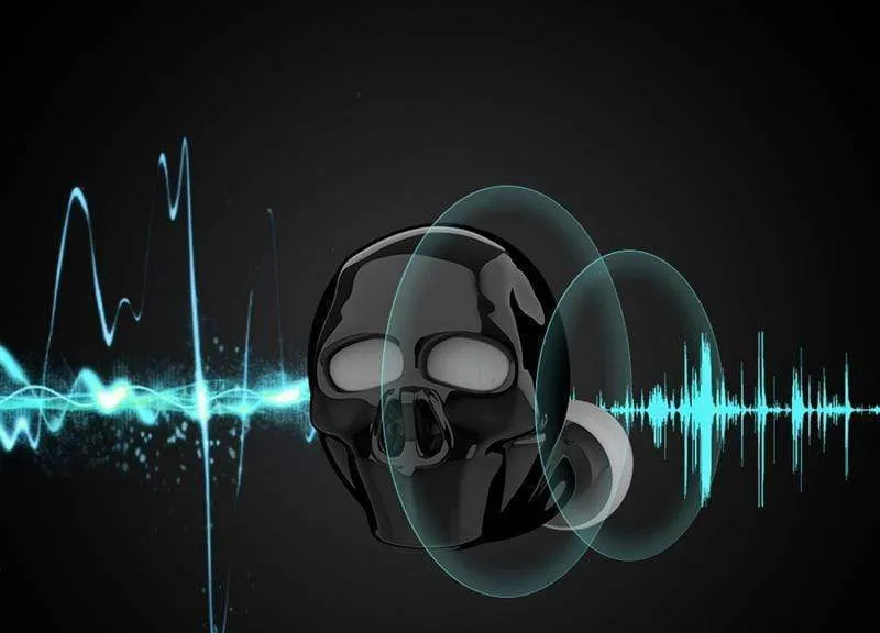Waterproof Skull Bone Bluetooth Earphone