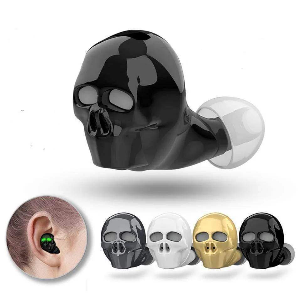 Waterproof Skull Bone Bluetooth Earphone