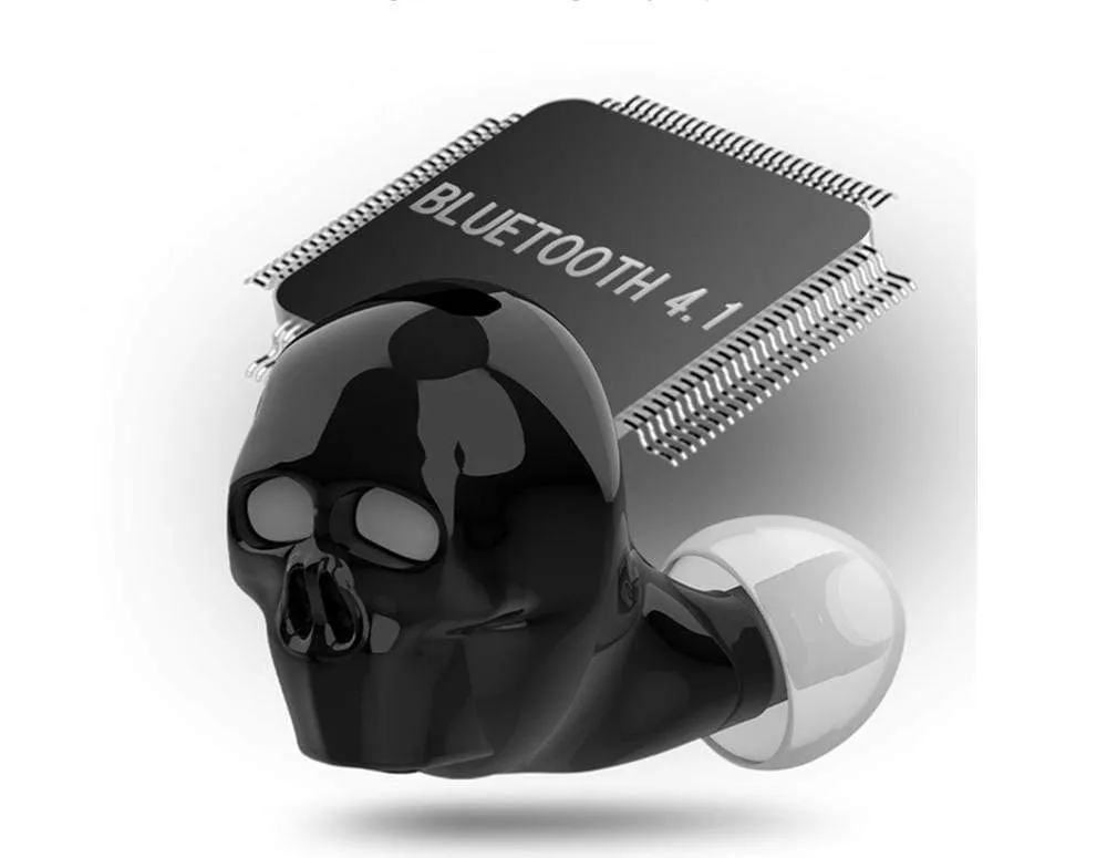 Waterproof Skull Bone Bluetooth Earphone