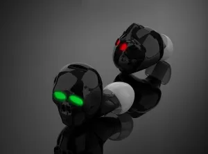 Waterproof Skull Bone Bluetooth Earphone