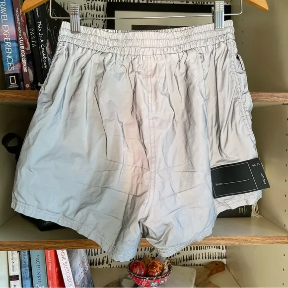 We11done Appliqué Reflective Shell Shorts